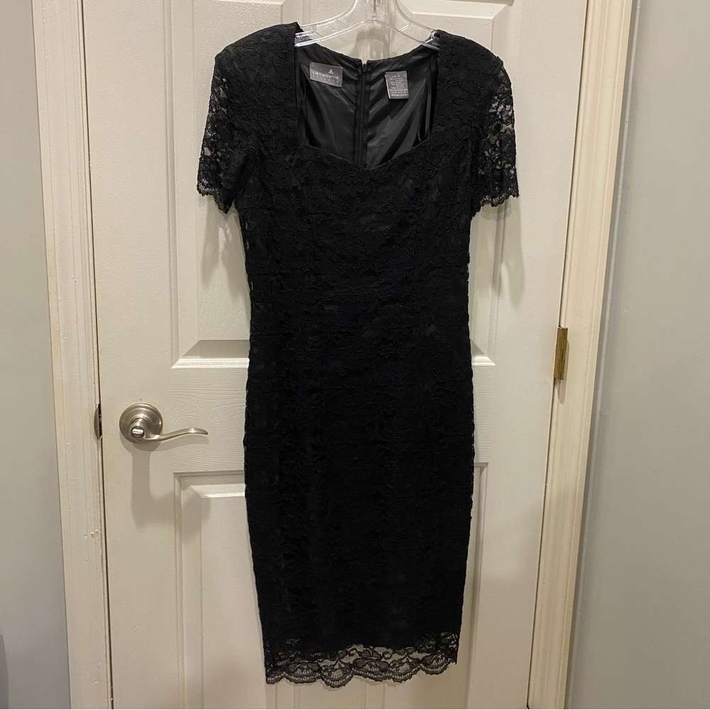 Liz Claiborne | Black lace dress